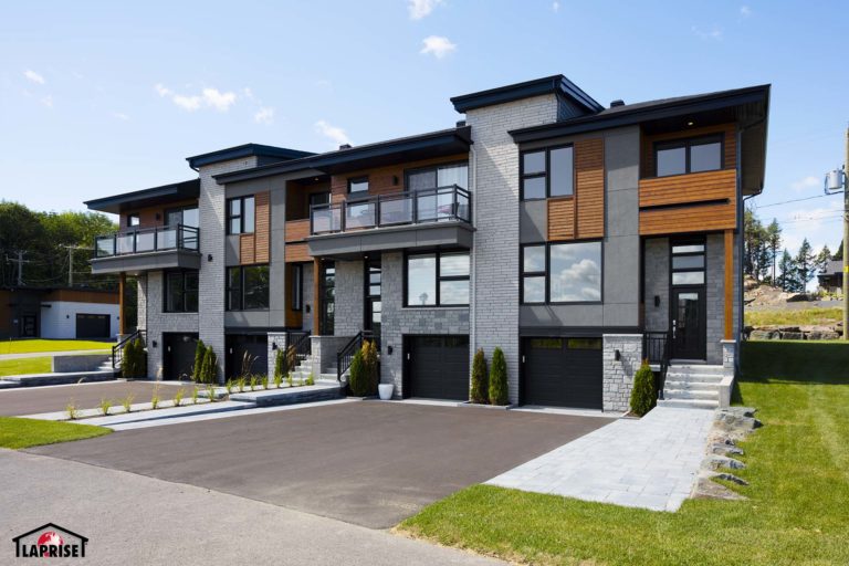 Un duplex proposé par Maisons Laprise.